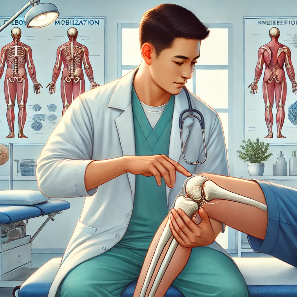 Elbow and knee mobilization